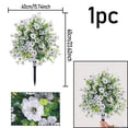 thumbnail image 5 of Realistic Artificial Flowers for Outdoors, Faux Boxwood Topiary Ball with Ground Spike, UV Resistant Fake Greenery Plants for Garden Yard Porch Decor, 5 of 8