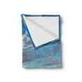 thumbnail image 2 of Landscape Soft Flannel Fleece Blanket, Canyonland National Parks Utah Valley Cloudy Blue Sky Redrock Butes Photo Scenery, Cozy Plush for Indoor and Outdoor Use, 60" x 80", Multicolor, by Ambesonne, 2 of 5
