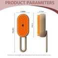 thumbnail image 2 of Pet Steam Groomer Brush, New 4 in 1 Cat Steam Brush for Massaging and Cleaning Shedding Pet Hair, Pet Steamy Brushes Multifunctional Hair Removal Comb for Cats Dogs, 2 of 6