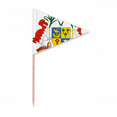 thumbnail image 1 of Mauritius Africa National Emblem Toothpick Triangle Cupcake Toppers Flag, 1 of 3