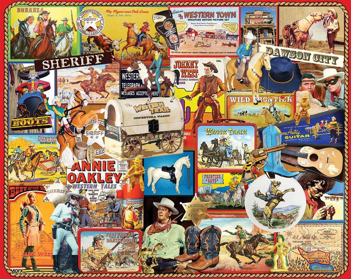 Cowboys, a 1000piece Puzzle by White Mountain