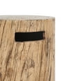 thumbnail image 6 of Christopher Knight Home Outdoor Round Propane Tank Cover, Lightweight Concrete Side Table, Brown, 6 of 8