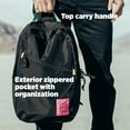thumbnail image 4 of Topo Designs Light Pack - Versatile Everyday + Everywhere Bag, Internal Laptop Sleeve, Padded Shoulder Straps, 2024 Model (Black), 4 of 11