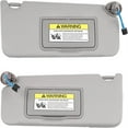 thumbnail image 2 of Gray Pair Left Driver and Right Passenger Side Sun Visor with Light Compatible with Honda Accord 2008-2017 Replaces# 83280-TA5-A71ZA 83280-TA5-A51ZA, 2 of 5