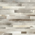 thumbnail image 4 of SAFAVIEH Studio Leather Loew Geometric Area Rug, Grey/Ivory, 8' x 10', 4 of 10
