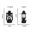 thumbnail image 6 of KUNPENG LED Lantern Party Favors, 10 PCS Miniature Vintage Decorative Candle Lanterns for Christmas Ornament and Camping Atmosphere, Retro Battery Operated Lantern, 1.6" x 1.6" x 2.4", 10 Count, 6 of 15