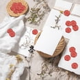 thumbnail image 4 of 50pcs Red Wax Seal Stickers Made with Love Self Adhesive Wax Seal Stamp Stickers Letter Envelope Wax Stickers for Wedding Invitation Scrapbook DIY Craft Adhesive Waxing Party Gift Wrapping DIY, 4 of 9