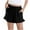 Black, variant on ShomPort Girls Summer Shorts Casual Baggy Trendy Ruffle Hem Short Pants Elastic Waist Drawstring Comfy Shorts