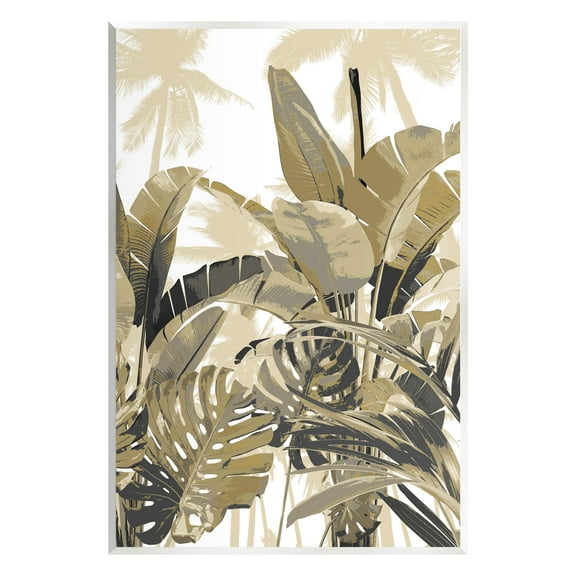 Tropical Layered Summer Palms Botanical & Floral Graphic Art Unframed Art Print Wall Art
