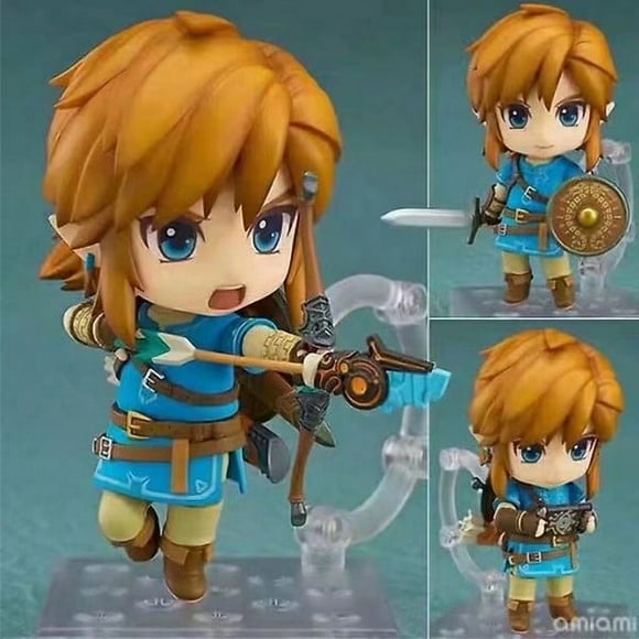 The Legend of Zelda: Breath of The Wild Demon Slayer Link Action Figure Q Version Toy Replaceable Accessories