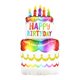 thumbnail image 4 of Globo para pastel de cumpleaños, accesorios para fotos, globo de feliz cumpleaños, regalo del Día del Padre para celebraciones en el hogar, Día de San 2 capas 109cmx61cm, 4 of 8