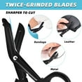 thumbnail image 4 of Trauma Shears - Bandage Scissors for Nurses, 7.5" Fluoride Coated Non-stick Blades Stainless Steel Nursing scissors for Doctor, Nurses, Nursing Students,Black, 4 of 6