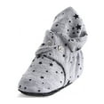 thumbnail image 2 of Ella Bonna Soft Baby Shoes, Cotton Baby Booties, Star Gray, 18-24 Months, 2 of 6