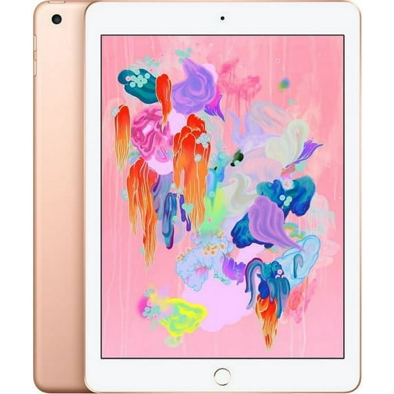 Restored Apple iPad 6 32GB Gold (Unlocked) Wi-Fi Tablet Computer with Apple A10 Fusion Processor