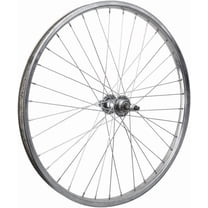 Wheel Master Rear Bicycle Wheel 24 x 1.75 36H, Steel, Bolt On, Silver