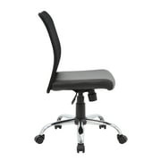 Boss Office Products Budget Mesh Back Swivel Task Chair in Black