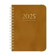 Christmas Gift 2025 Leather Bound Planner A5 Wire Bound Weekly & Daily