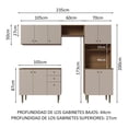 thumbnail image 3 of Cocina Integral Completa Modular Madesa Gourmet 235cm MC 11, 3 of 10