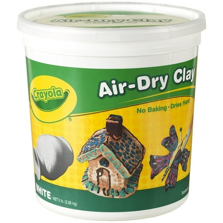 Crayola® Air-Dry Clay, White, 5 lb. Resealable Bucket