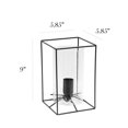 thumbnail image 4 of Elegant Designs Lt2069-Clr Small Exposed Glass And Metal Table Lamp Black And Clear, 4 of 4