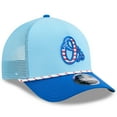 thumbnail image 3 of Men's New Era Light Blue/Blue Baltimore Orioles 2025 Fourth of July 9FORTY A-Frame M-Crown Adjustable Trucker Hat, 3 of 5