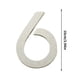 thumbnail image 2 of Placas de Matrícula Acrílicas Plateadas de 10 Cm para Una Decoración Moderna y Elegante., 2 of 2