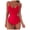 Red, variant on Vedolay Womens Swimsuits Womens One Piece Swimsuit High Neck Tummy Control Swimwear Bathing Suit,Black L