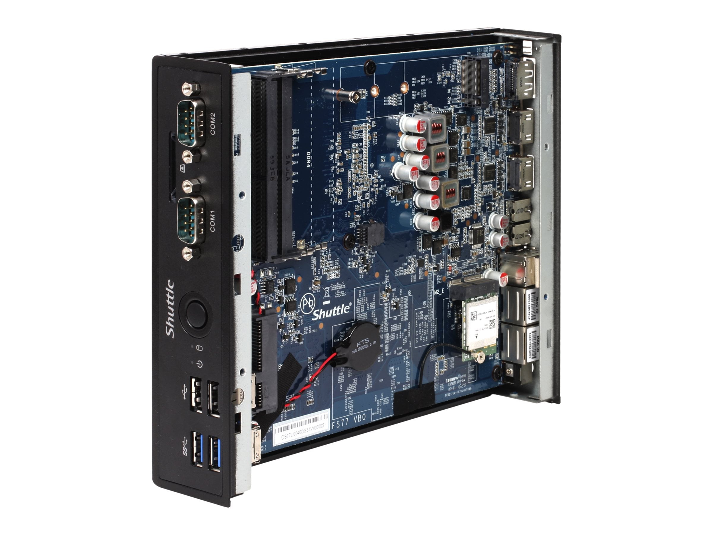 SHUTTLE XPC SLIM DS77U FANLESS BAREBONE SYSTEM MINI PC - Walmart.com