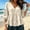 Beige, variant on Womens V-Neck Cotton Linen Blouse 3/4 Puff Sleeve Tiered Ruffle Hem Pullover Tops Solid Color Casual Loose Flowy Vacation Outfits Purple XL