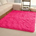 thumbnail image 1 of 4 Style 13 Colors 24x47"/47x63" Indoor Outdoor Super Soft Home Decor Washable Fluffy Floor Rug Anti-skid Area Rug Carpet Children Kids Play Mat, 1 of 4