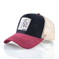 thumbnail image 1 of Unisex Cotton Snapback caps for men Embroidery wolf Baseball Cap Women's Breathable Mesh Trucker Bone rooster Hip Hop hats Gao Jinjia LED, 1 of 2
