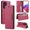Red, variant on Allytechgroup Flip Case for Samsung Galaxy A53 5G with Credit Card Slot, PU Leather Wallet Phone Case with Stand Slim Lightweight Shockproof Back Cover Bumper for Samsung Galaxy A53 5G, Black