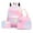 Colorful pink, variant on AoDai Tie Dye Backpack Student Schoolbag Laptop Bookbag 3 Piece Insulated Lunch Box