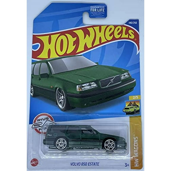 Hot Wheels 2022 - Volvo Estate 850 Green HW Wagons 2/5 , 140/250
