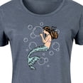 thumbnail image 3 of Instant Message - Mermaid Holding Bubbles - Women's Any Way Dress, 3 of 6