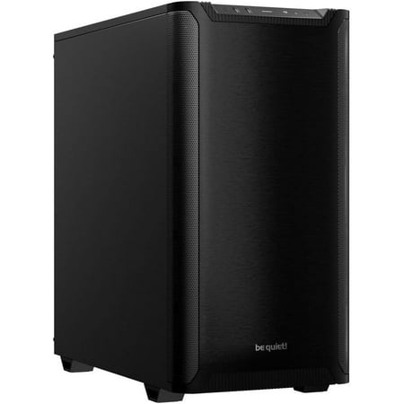 Pure Base 501 Black ATX Case | 2 Preinstalled Pure Wings 3 140mm PWM Fans | Optimized Air Pressure | Compact PC Case | Vertical GPU Installation | USB 3.2 Gen. 2 Type C | BG073