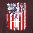 thumbnail image 6 of Wild Bobby American by Birth Christian by The Grace of GOD Inspirational/Christian Men Premium Tri Blend Tee, Cardinal, Medium, 6 of 6