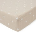 thumbnail image 5 of Little Unicorn Cotton Muslin Changing Pad Cover, Wipeable - Taupe Cross, 5 of 5