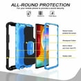 thumbnail image 2 of Daxi for LG Velvet 5G Heavy Duty Shockproof Hybrid Rugged Ring Stand Back Case Protective Case, 2 of 7