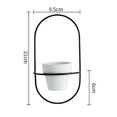 thumbnail image 2 of Iron Succulent Flower Pot,Gold Plated Color Flower Simple Ceramic Flower Pot Gold Plated Color Flower Pot Professional Grade, 2 of 8