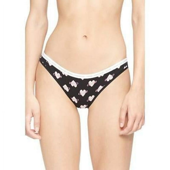 CK One Cotton Singles Bikini, Large, Amore