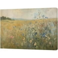 thumbnail image 2 of Vintage Canvas Wall Art Retro Flower Pictures Wall Decor Rustic Field Landscape Painting Country Nature Vintage Floral Landscape Prints Framed Artwork for Living Room Bedroom Office 16"x12", 2 of 6