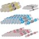 thumbnail image 1 of Conectores eléctricos termorretráctiles Dinheiro 50 piezas, sellos de soldadura eléctricos impermeables para juntas de cables aislados para automóviles, camiones y barcos, 1 of 5