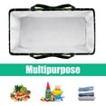 thumbnail image 5 of Tropical Jungle Palm Leaves Large Foldable Oxford Cloth Toy Basket - Beach Bag, Shopping Bags, Laundry Basket, 5 of 7