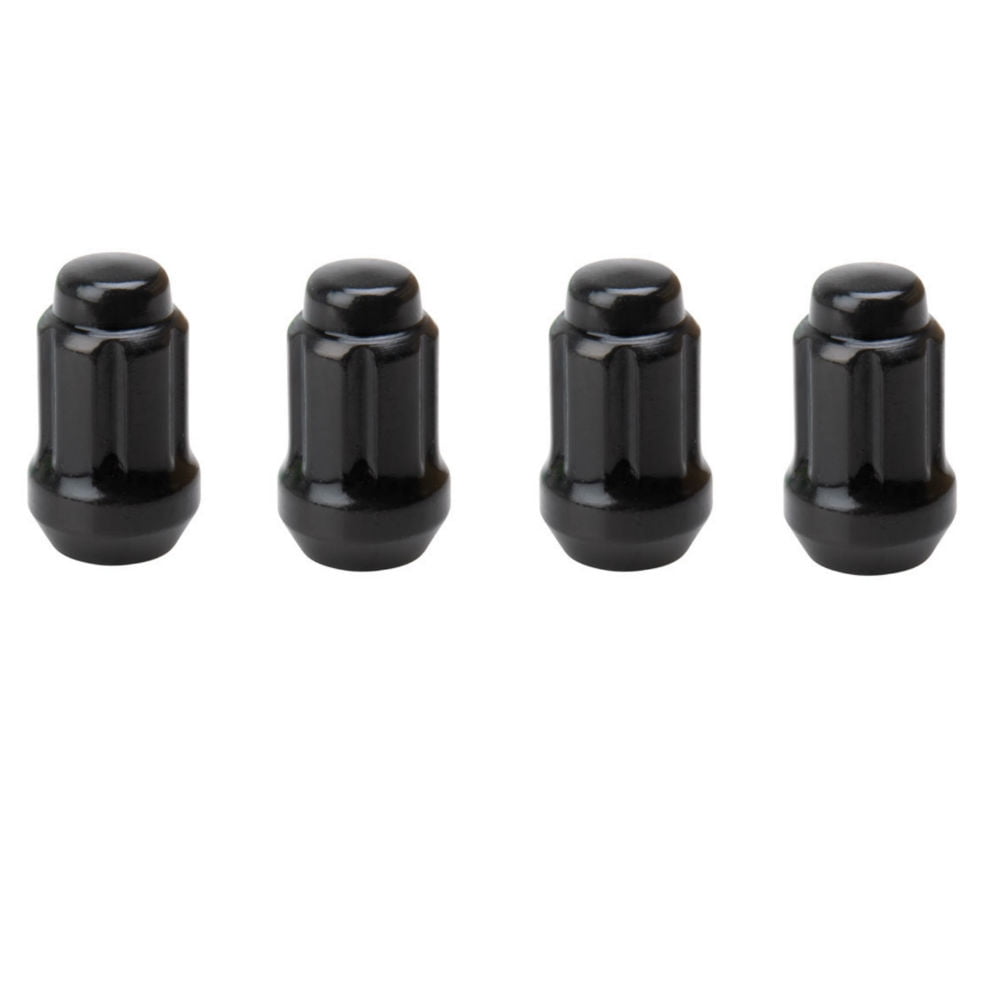 Tusk Tapered Spline Drive Lug Nut 12mm x 1.50mm Thread Pitch Black (4