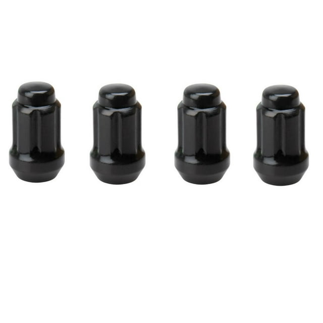 Tusk Tapered Spline Drive Lug Nut 12mm x 1.50mm Thread Pitch Black (4 Pack) for Polaris RANGER RZR 900 TRAIL EPS 2015-2019