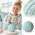 thumbnail image 5 of Pineapple Bun Crunchy Squishy Toy, Sky Blue Grid Style Stress Ball with Hanging Loop, Slow Rising Fidget Toy, Stress Relief Sensory Toy for Kids Adults, Party Favor Gift, 5 of 5