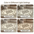 thumbnail image 7 of ODIKA Beige Textured Dining Neutral Symmetrical Layout Cream Colored Foldable Easy Care for King Size Bedroom, Master Suite, Under Bed, 7 of 7