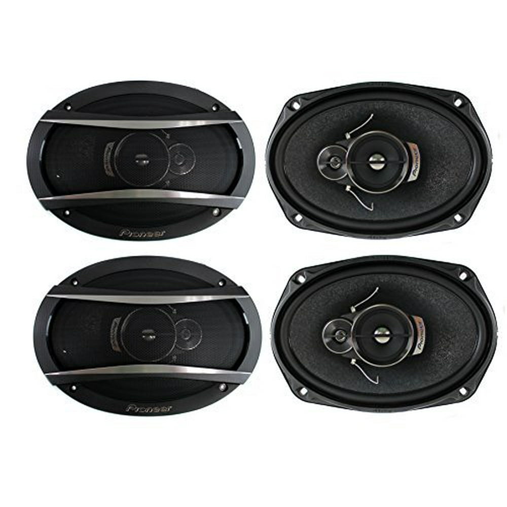4) Pioneer 6x9 Inch 3Way 420W Coaxial Audio Stereo Speakers TS