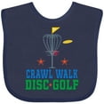 thumbnail image 3 of Inktastic Crawl Walk Disc Golf Boys or Girls Baby Bib, 3 of 4